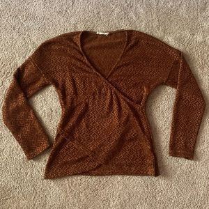 Amber Knitted V-Neck Sweater